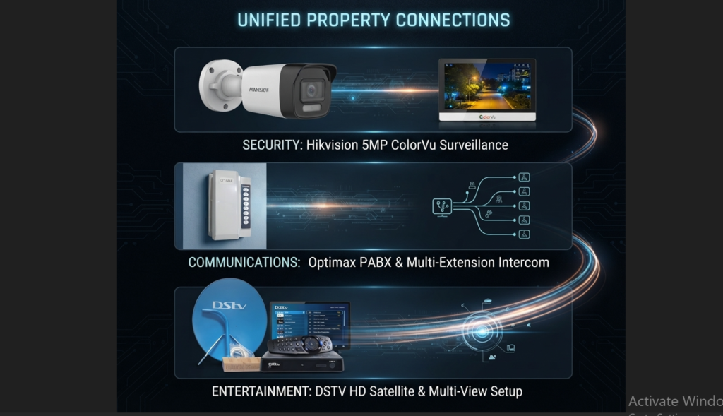 An integrated intercom system creates a strict access control checkpoint right at your main gate or entrance foyer